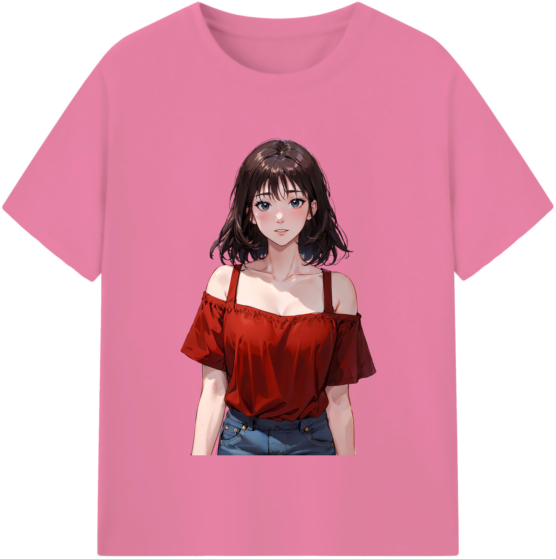 SLAM DUNK／スラムダンク 綿100％半袖Tシャツ（フロントプリント）